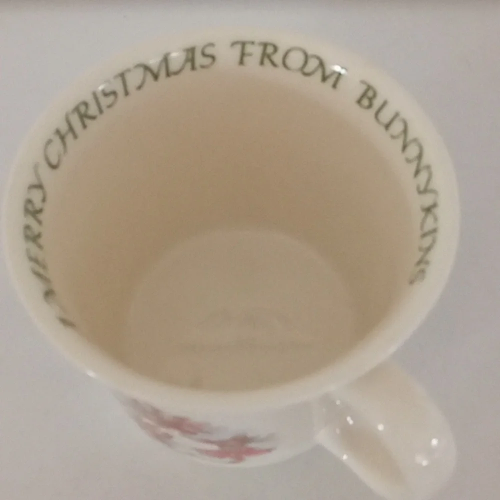 Royal Doulton Bunnykins Bone China Christmas Plate And Cup Set